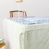 Full Length Card Tablecloth: Dottie in Green