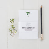 Four Leaf Clover Mini Notepad