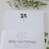 Four Leaf Clover Mini Notepad