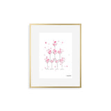The "Flocktails" Fine Art Print