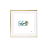 The Darling Oyster Bar Charleston Matchbox Fine Art Print
