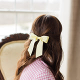 Delora Matte Satin Bow