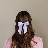 Delora Matte Satin Bow