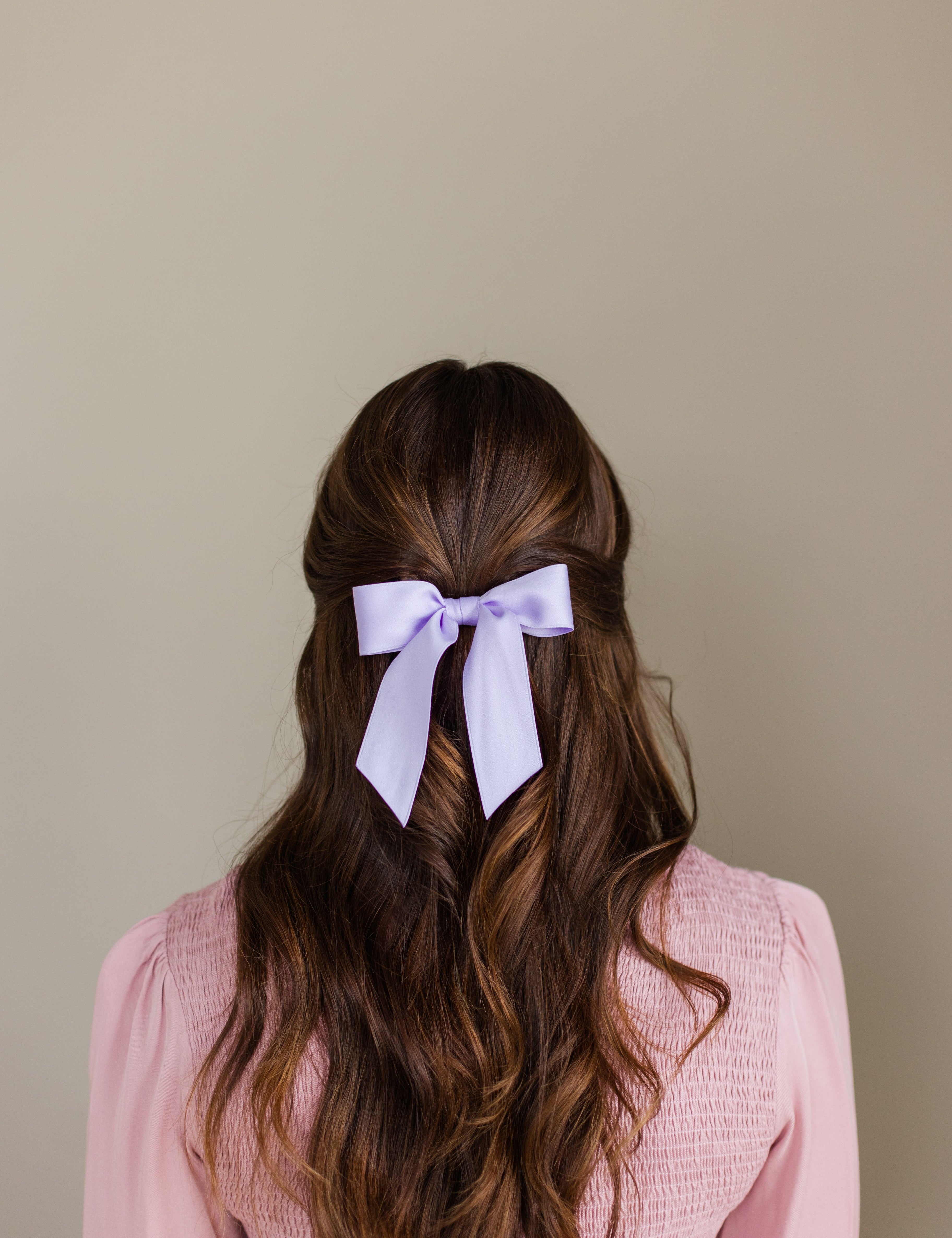 Delora Matte Satin Bow