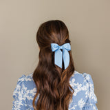 Delora Matte Satin Bow