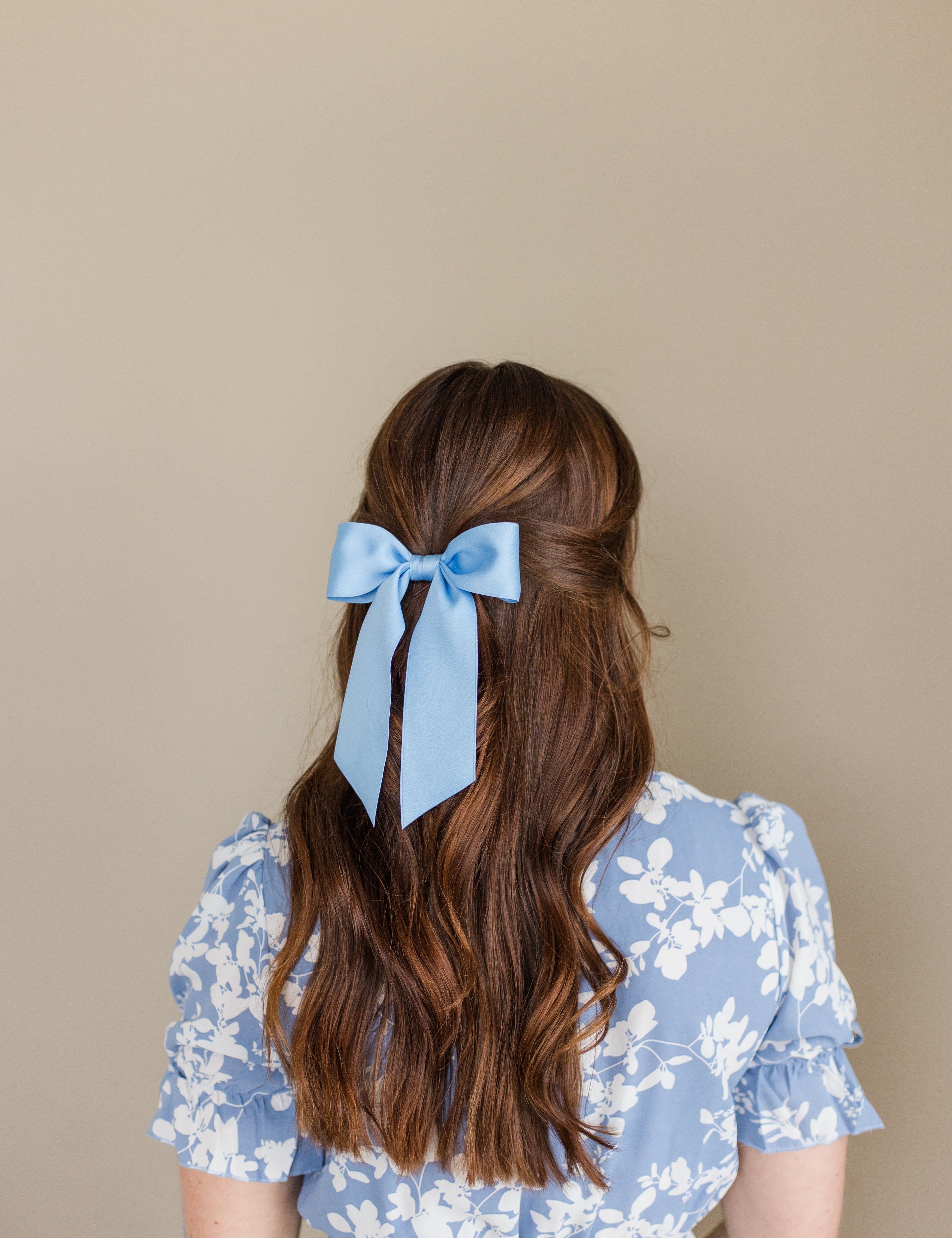 Bailee Matte Satin Bow