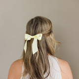 Delora Matte Satin Bow