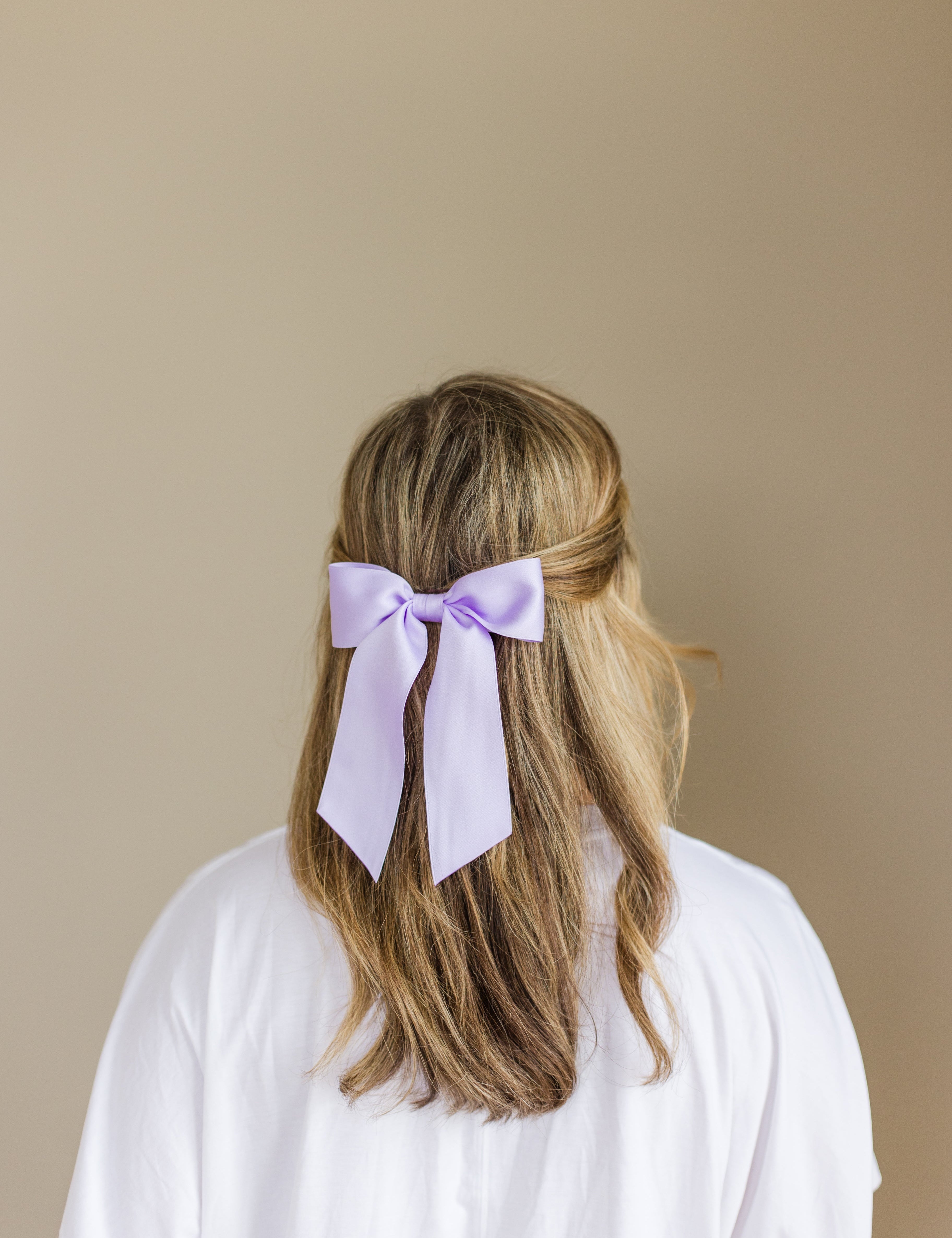 Bailee Matte Satin Bow