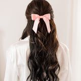 Delora Matte Satin Bow