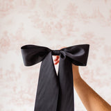 Oversized Bailee Matte Satin Bow