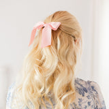 Delora Matte Satin Bow