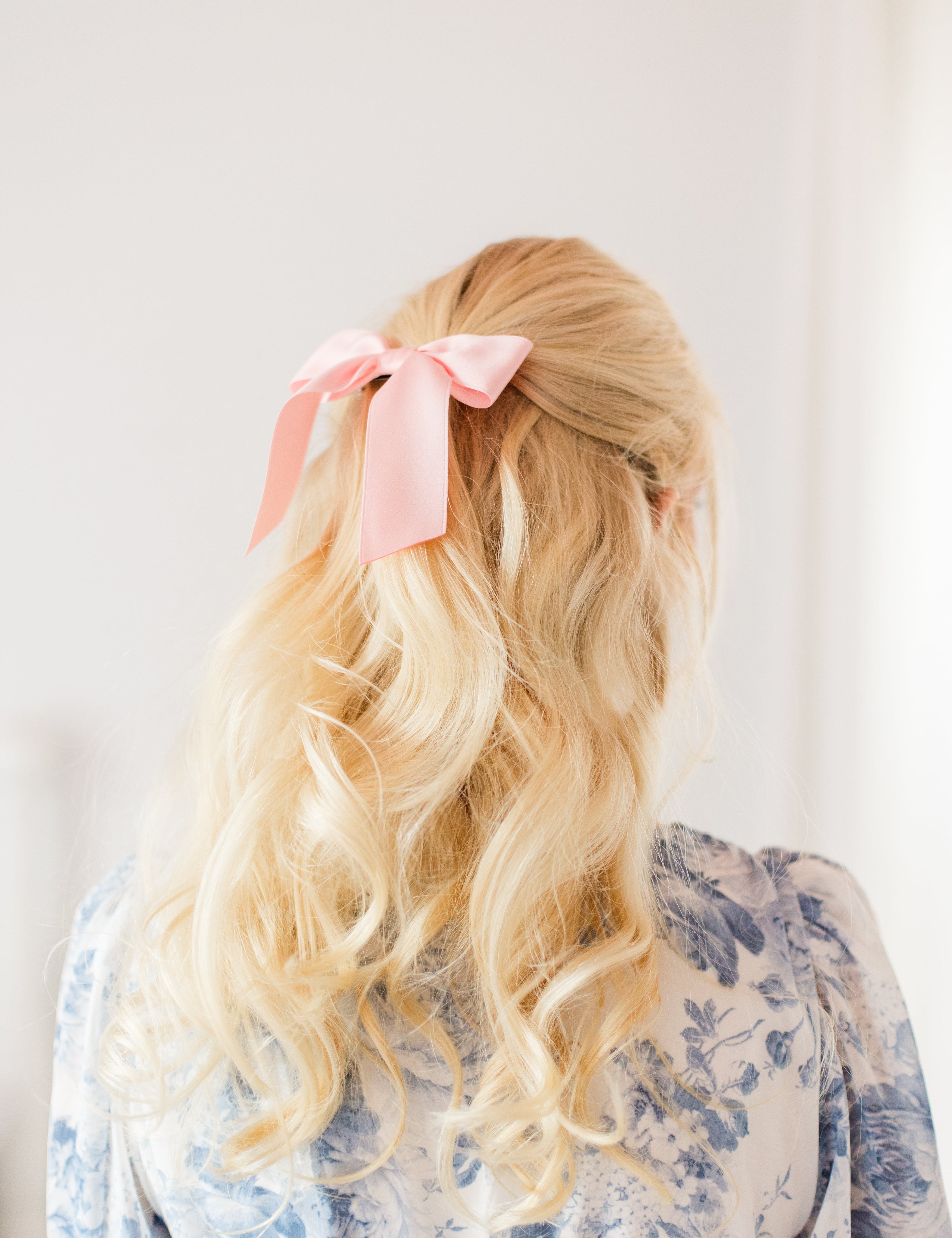 Delora Matte Satin Bow