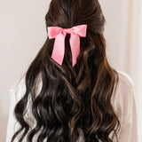 Delora Matte Satin Bow