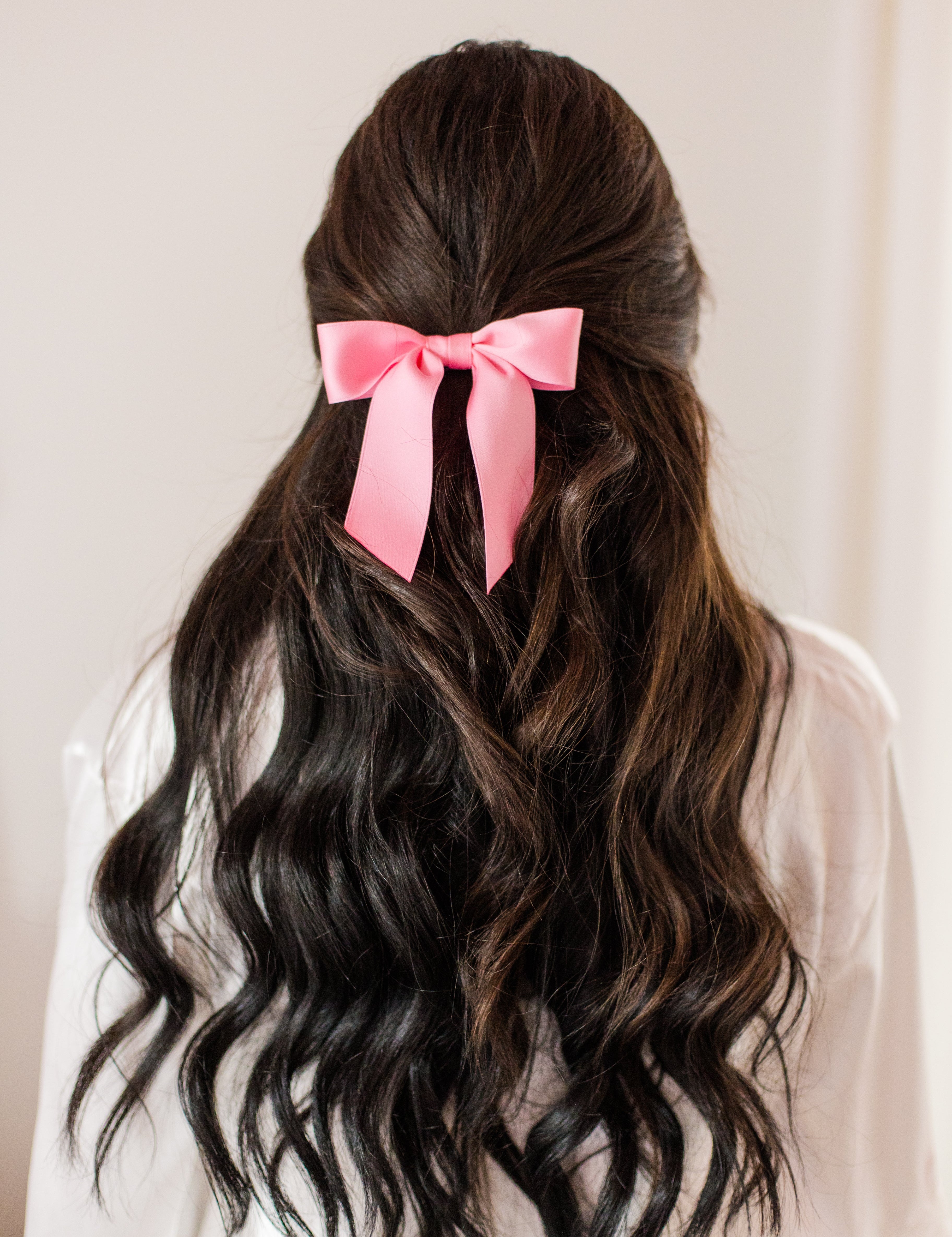 Delora Matte Satin Bow