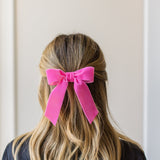 Delora Velvet Bow