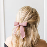 Delora Velvet Bow