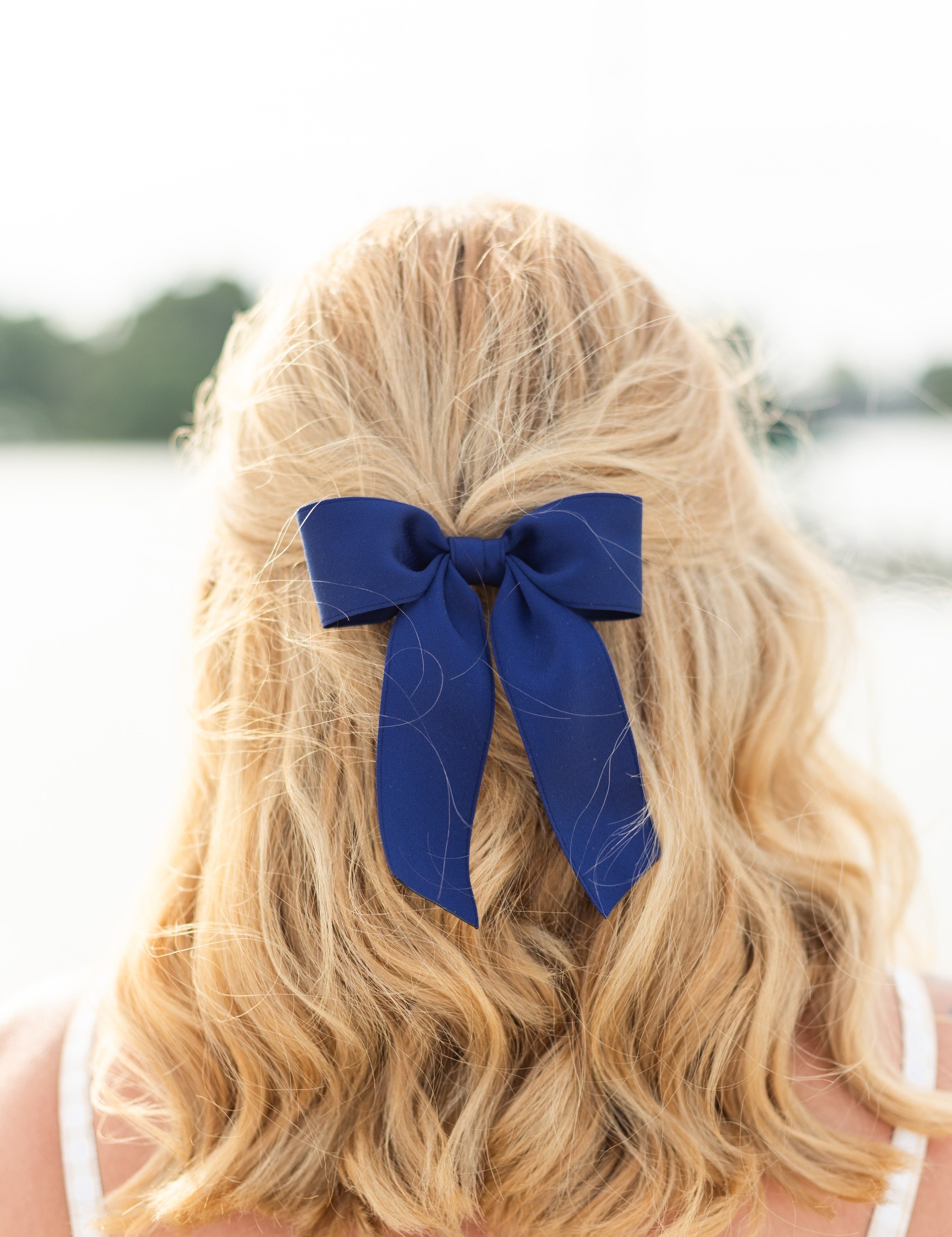 Delora Matte Satin Bow