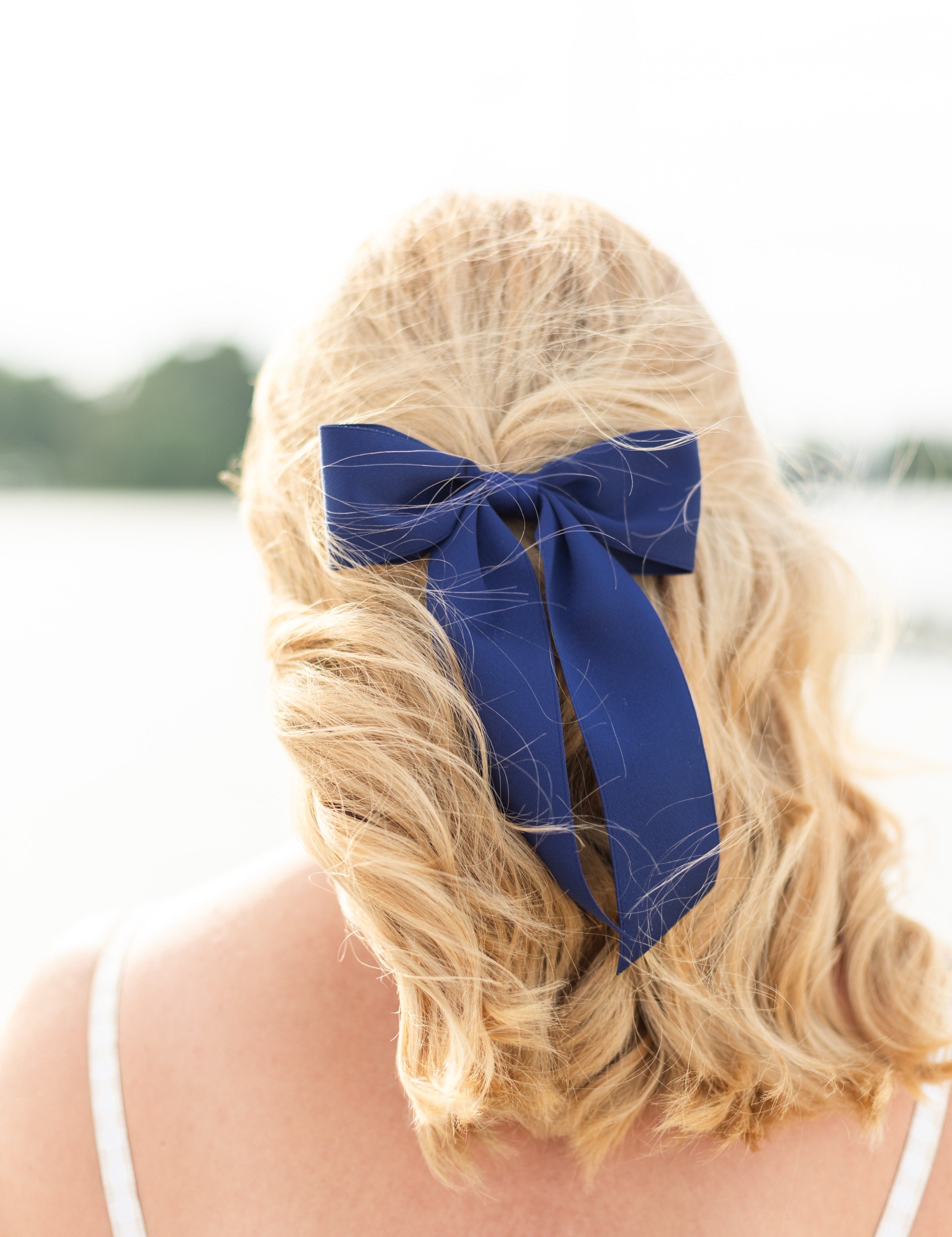 Bailee Matte Satin Bow