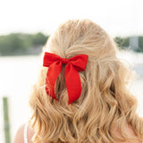 Delora Matte Satin Bow