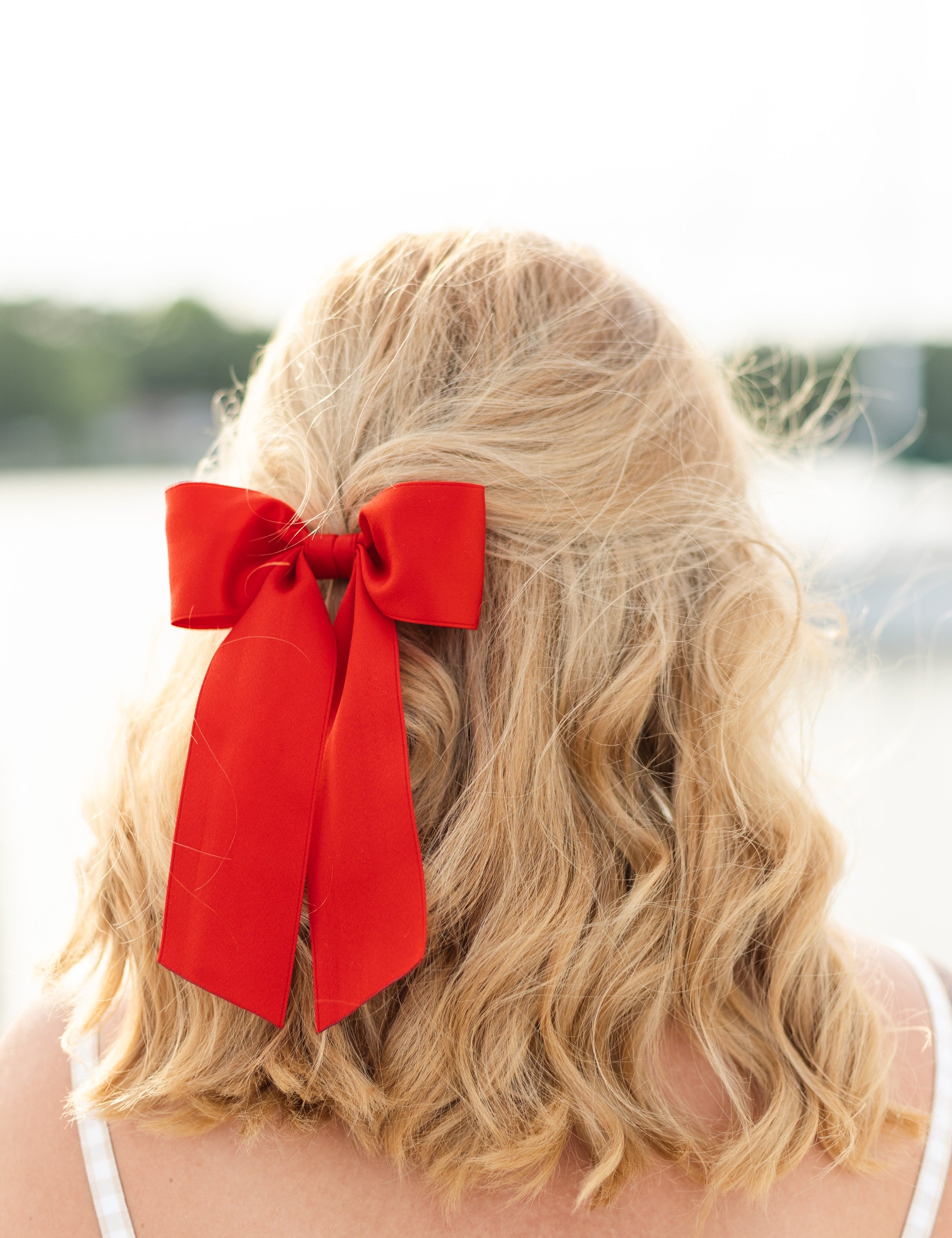 Bailee Matte Satin Bow