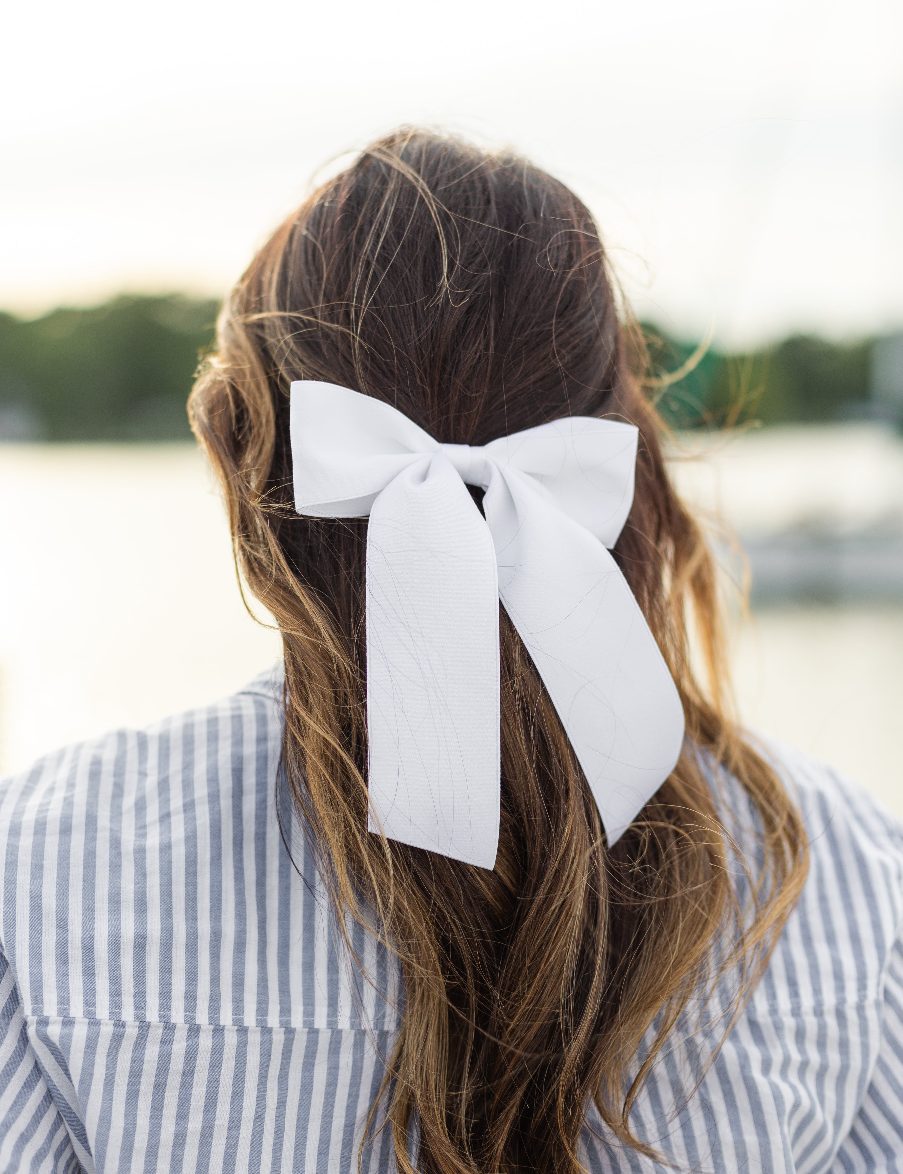 Bailee Matte Satin Bow