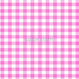 Country Club Skort with Ruffle 17"  - Gingham Hot Pink/White