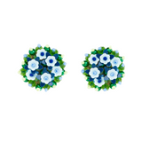 Flower Button Studs