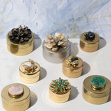 Labradorite sparkle bee jewelry box