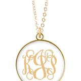 Gold Monogram Necklace