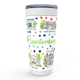 Spartanburg, SC Map Tumbler