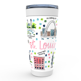 St. Louis,, MO Map Tumbler