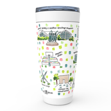 Oklahoma City, OK Map Tumbler