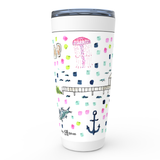 The Northern Neck, VA Map Tumbler