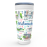 Milwaukee, WI Map Tumbler
