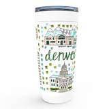 Denver, CO Map Tumbler