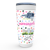 Minneapolis, MN Map Tumbler