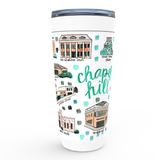 Chapel Hill, NC Map Tumbler