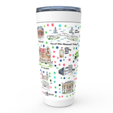 Milwaukee, WI Map Tumbler