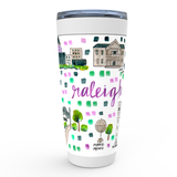 Raleigh, NC Map Tumbler