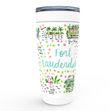 Fort Lauderdale, FL Map Tumbler