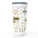 Southern Pines, NC Map Tumbler