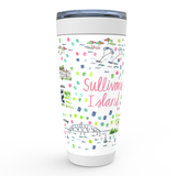 Sullivan's Island, SC Map Tumbler