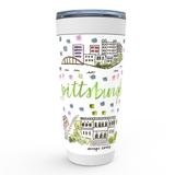 Pittsburgh, PA Map Tumbler