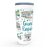 Grand Rapids, MI Map Tumbler