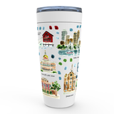 Boston, MA Map Tumbler