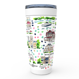 South Bend, IN Map Tumbler