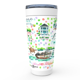 Turks & Caicos Map Tumbler