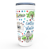 College Station, TX Map Tumbler