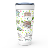 Tampa, FL Map Tumbler