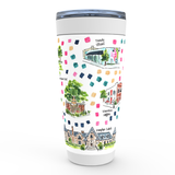 Winston Salem, NC Map Tumbler